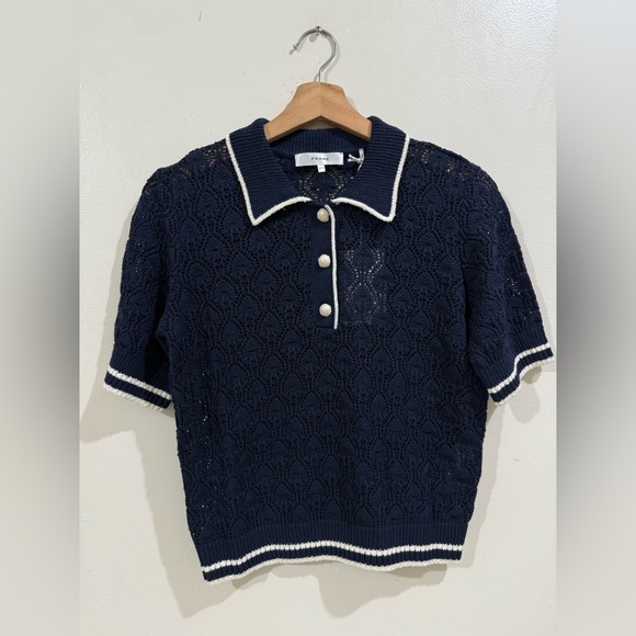 Frame Denim Navy Knit Top - Picture 5 of 10